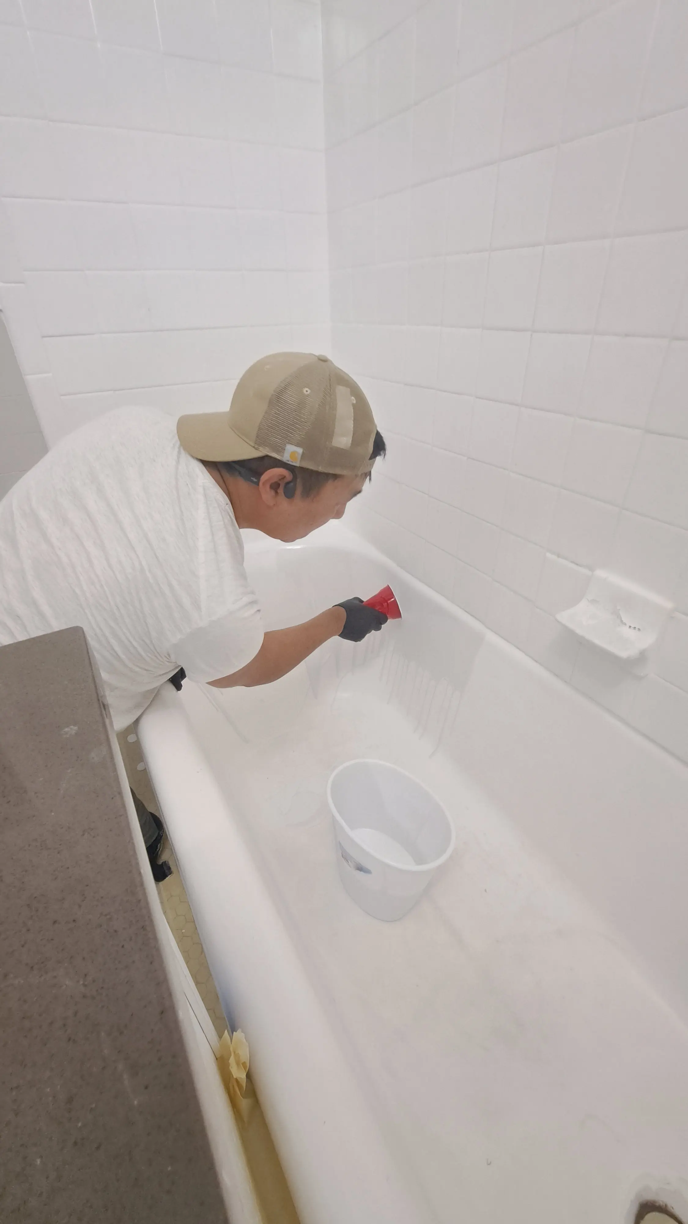 Smoothing the surface before coating