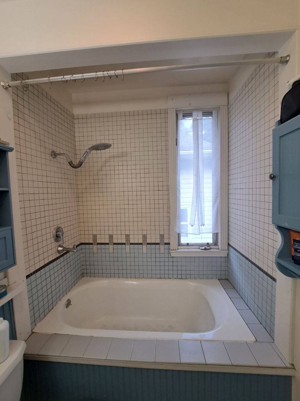 Before — dated ceramic wall tile